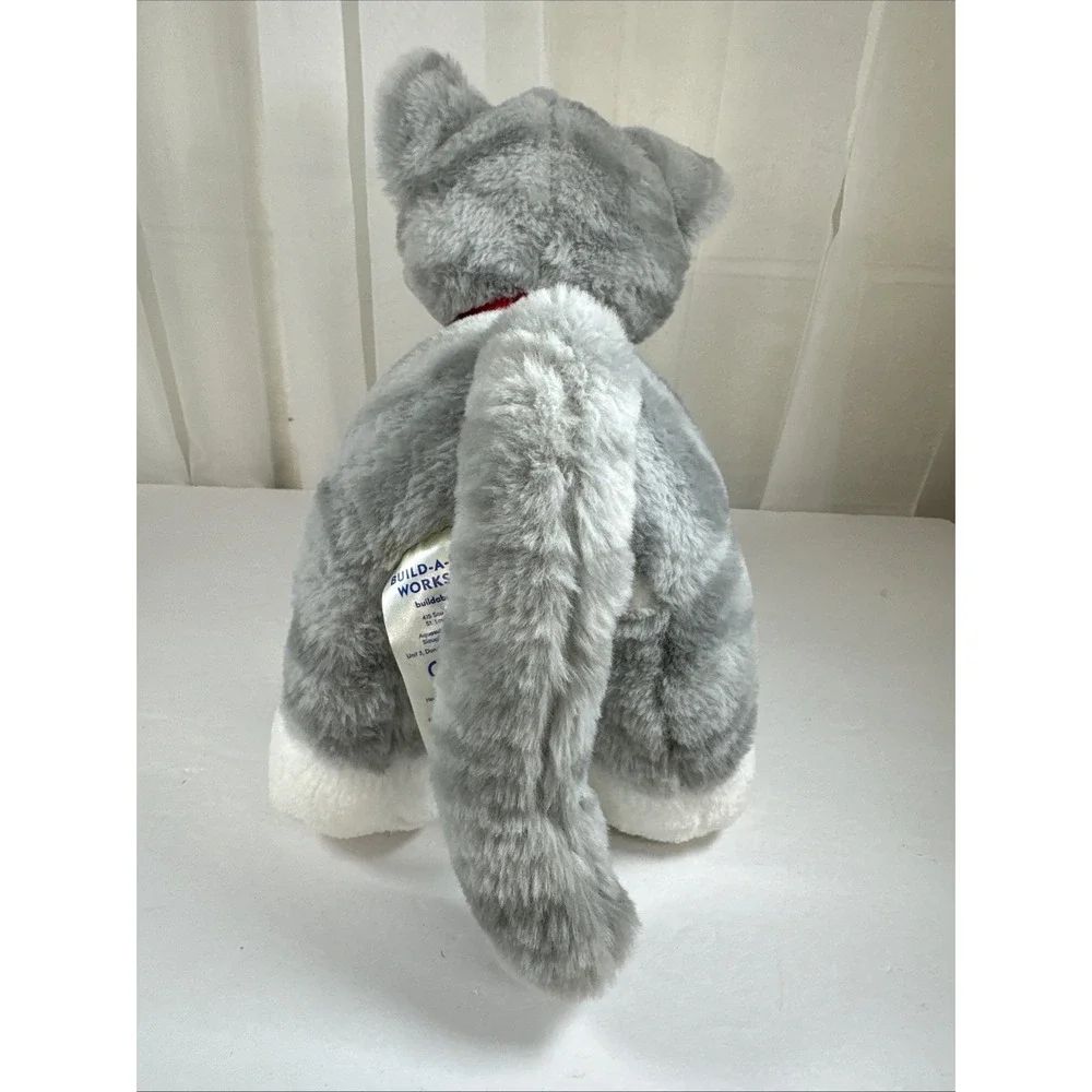 Build-A-Bear Promise Pets Gray Tabby Cat 2 Color Eyes Plush Stuffed Animal